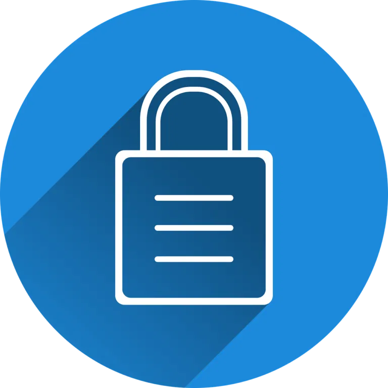 Free castle security locked vector